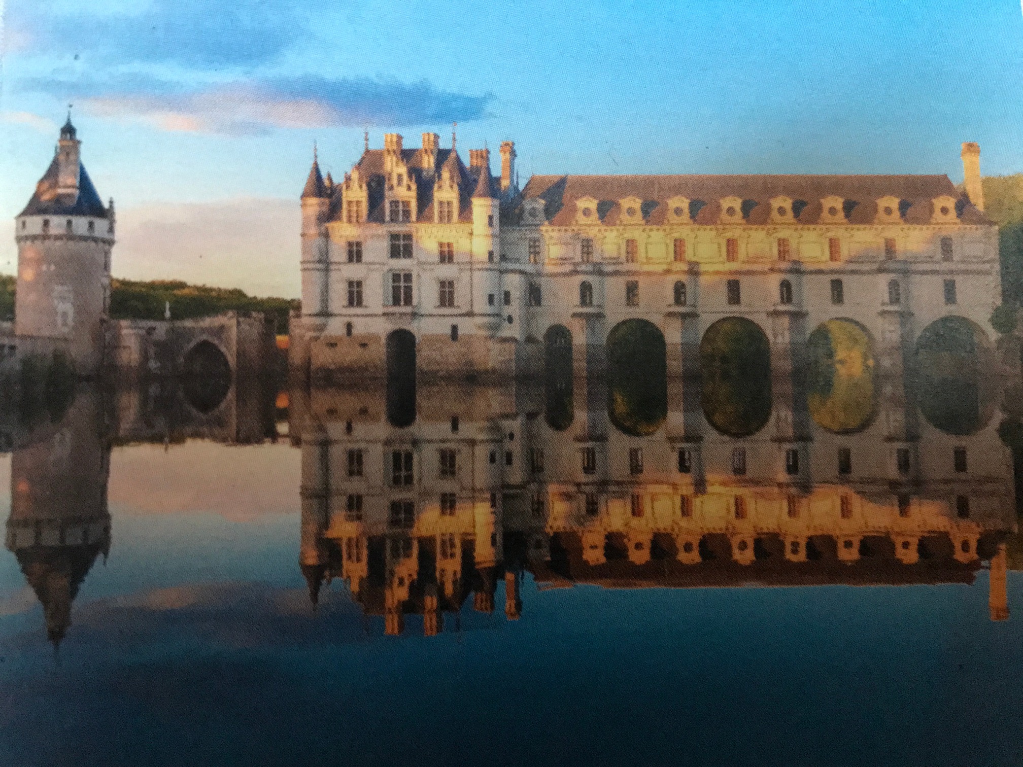 Het Chateau Chenonceau in volle glorie 